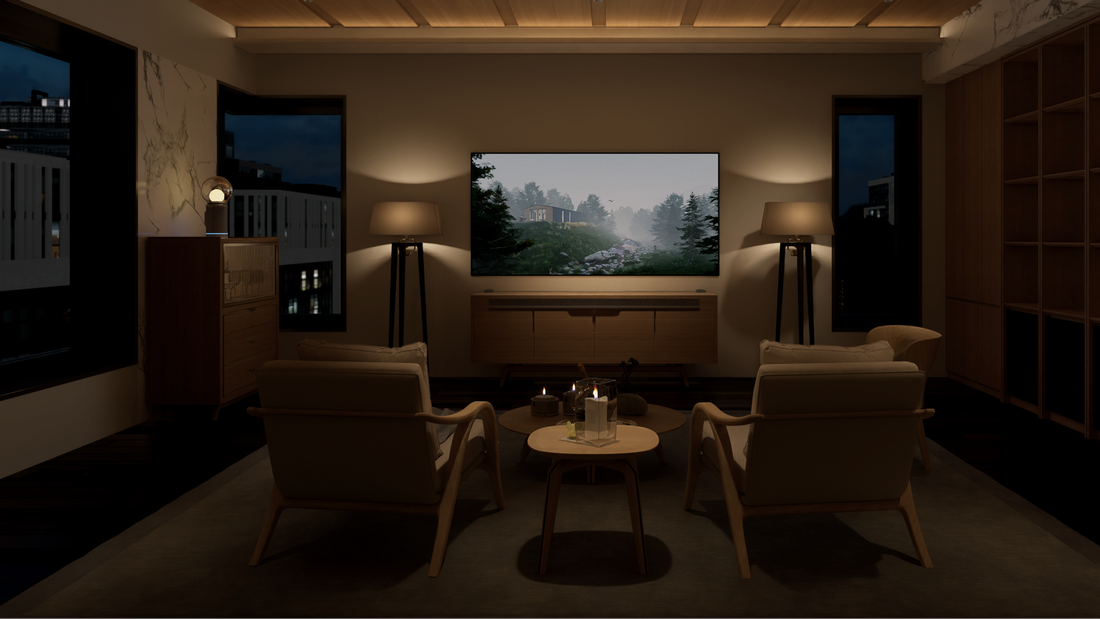 Ambient curated by music and illumination